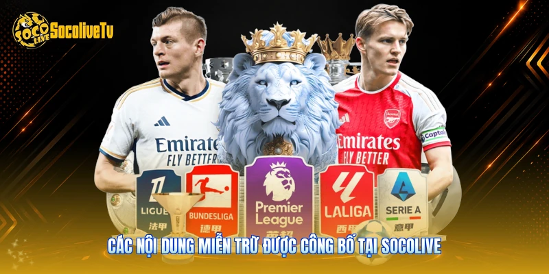 Miễn Trừ Trách Nhiệm | Cập Nhật 3 Quy Định Mới Từ Socolive 3 Các nội dung miễn trừ được công bố tại Socolive